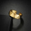 This is a popular stainless steel ring with an open opening on Instagram in Japan and South Korea. It features a geometric, multi-faceted and exaggerated style for women's couple rings that won't fade Specification image